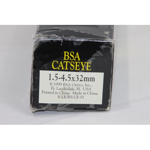 440 - BSA CATSEYE RIFLE SCOPE IN BOX