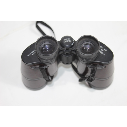 507 - PAIR OF INPRO OPTIGAR 8 X 42 BINOCULARS