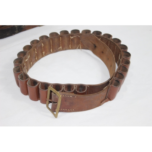 509 - SHOT GUN CASE AND CARTRIDGE BELT