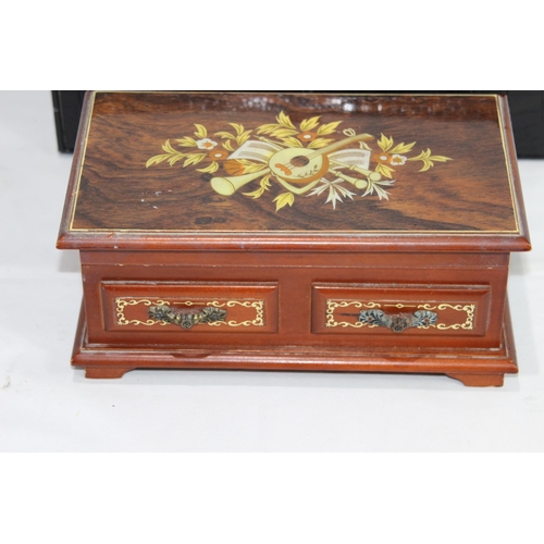 534 - 2 X JEWELLERY BOXES AND CONTENTS