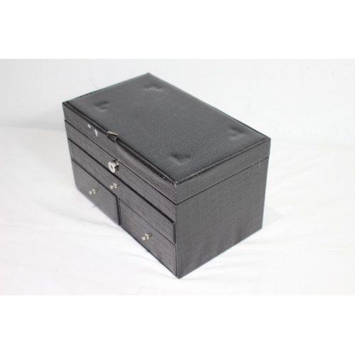 534 - 2 X JEWELLERY BOXES AND CONTENTS