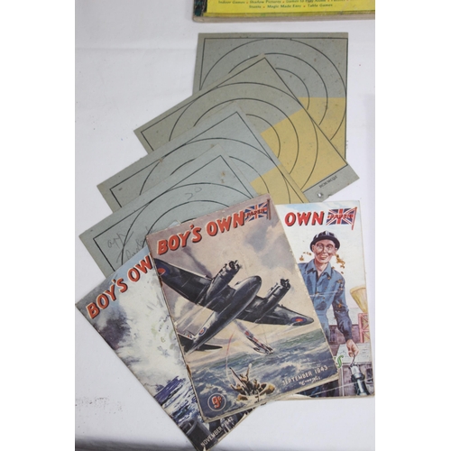 550 - BOX OF EPHEMERA INCLUDING MILITARY