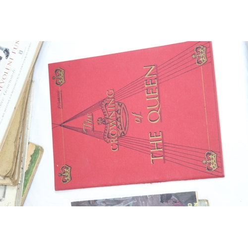 550 - BOX OF EPHEMERA INCLUDING MILITARY