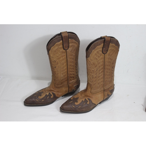 635 - 2 X PAIRS OF COWBOY BOOTS