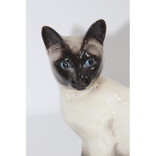 826 - 2 X BESWICK CATS 
17CM