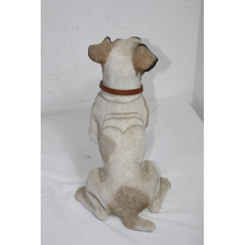 833 - JACK RUSSELL FIGURE PLUS ONE OTHER 
34CM