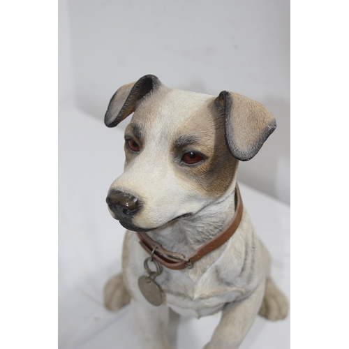 833 - JACK RUSSELL FIGURE PLUS ONE OTHER 
34CM