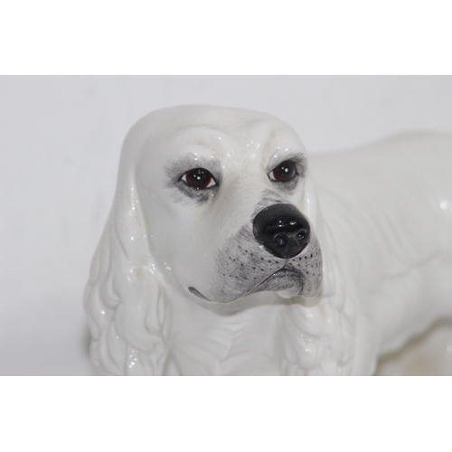 837 - PORCELAIN DOG FIGURE MADE IN ITALY - A/F
43CM