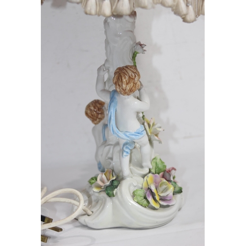 235 - CARODIMONTE FIGURE LAMP
56CM