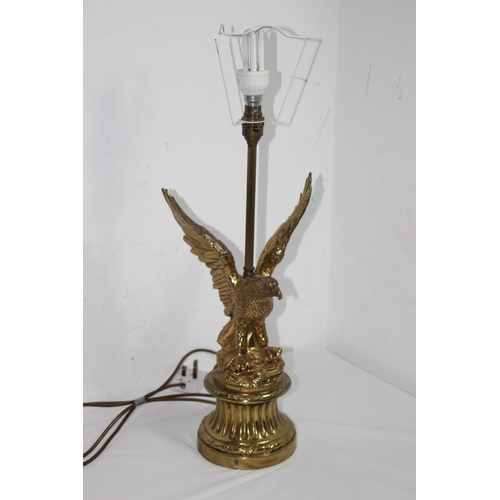 236 - BRASS EAGLE LAMP
64CM