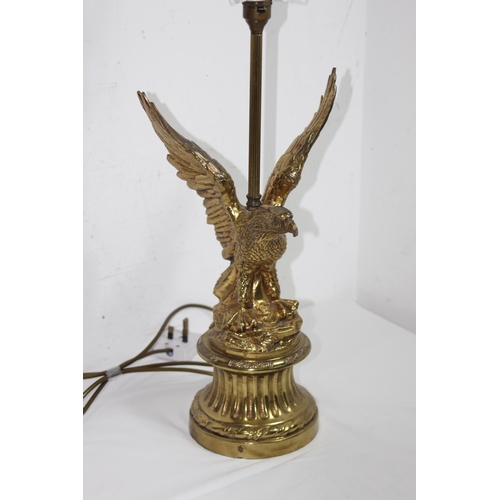 236 - BRASS EAGLE LAMP
64CM