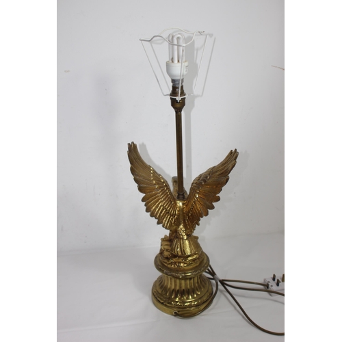 236 - BRASS EAGLE LAMP
64CM