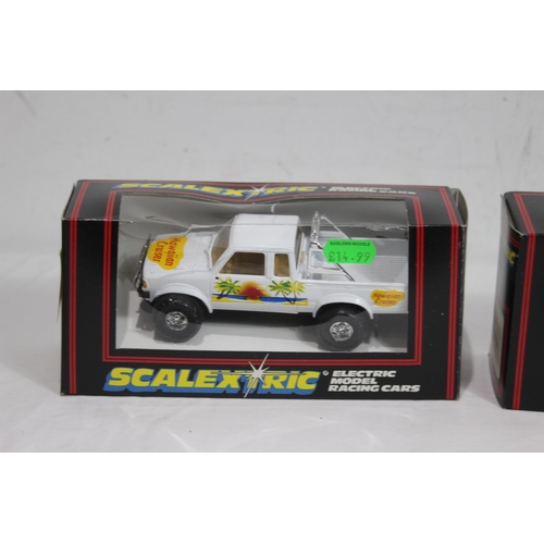 713 - 4 X BOXED VINTAGE SCALEXTRIC CARS