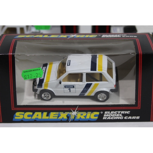 713 - 4 X BOXED VINTAGE SCALEXTRIC CARS