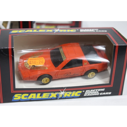 713 - 4 X BOXED VINTAGE SCALEXTRIC CARS