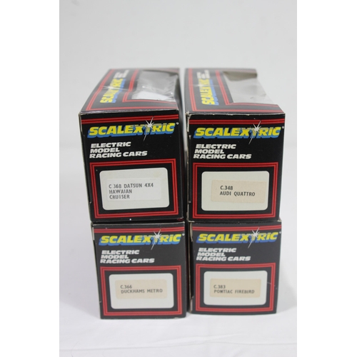 713 - 4 X BOXED VINTAGE SCALEXTRIC CARS