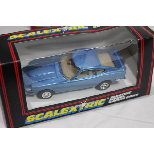 722 - 5 X BOXED VINTAGE SCALEXTRIC CARS