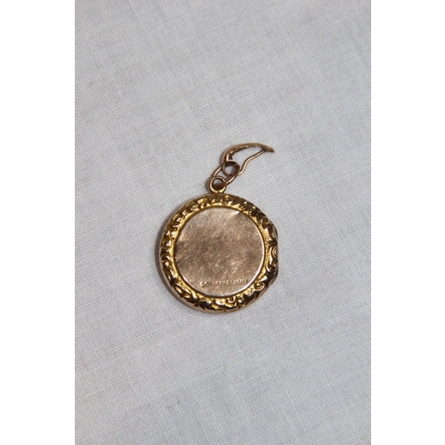 1210 - 9CT FRONT AND BACK GOLD LOCKET - 4G