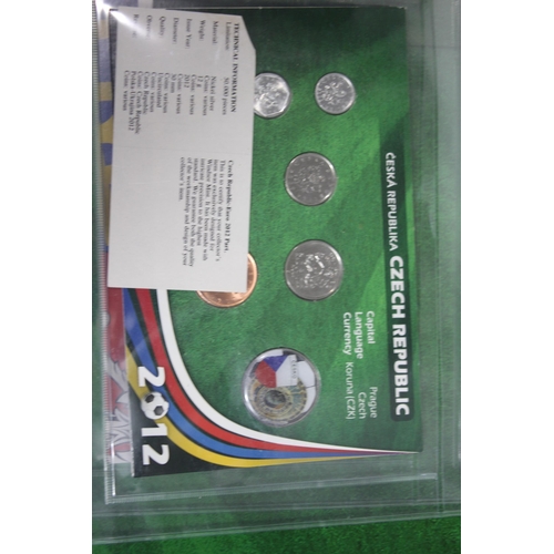 973 - PART COIN COLLECTION OF EURO 2012 PARTICIPANTS