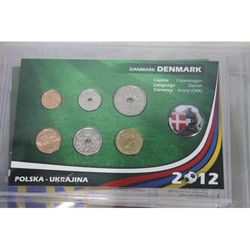 973 - PART COIN COLLECTION OF EURO 2012 PARTICIPANTS