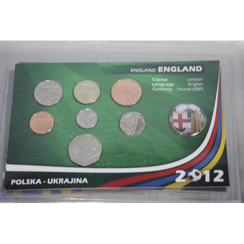 973 - PART COIN COLLECTION OF EURO 2012 PARTICIPANTS