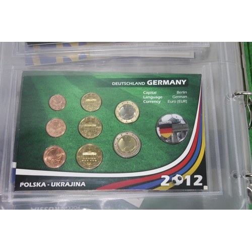 973 - PART COIN COLLECTION OF EURO 2012 PARTICIPANTS