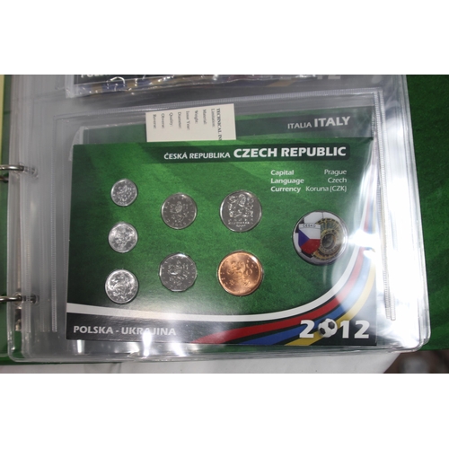 973 - PART COIN COLLECTION OF EURO 2012 PARTICIPANTS