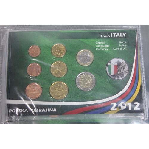 973 - PART COIN COLLECTION OF EURO 2012 PARTICIPANTS