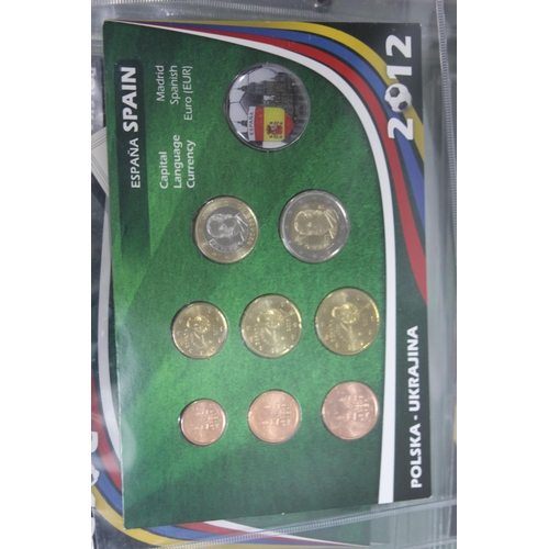 973 - PART COIN COLLECTION OF EURO 2012 PARTICIPANTS