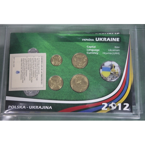 973 - PART COIN COLLECTION OF EURO 2012 PARTICIPANTS