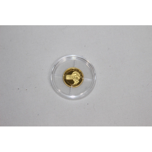 984 - .585 GOLD PROOF COIN - 0.5G