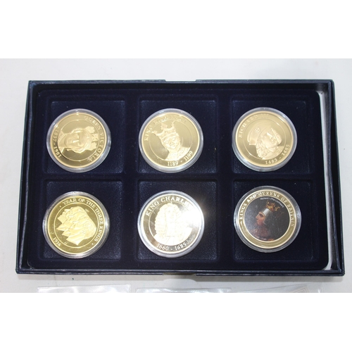 985 - QUANTITY OF COMMEMORATIVE COINS OF KINGS AND QUEENS