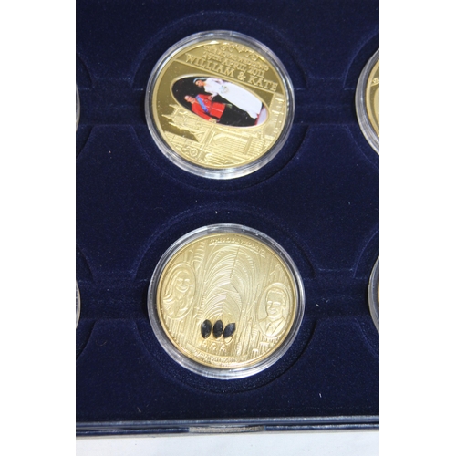 986 - COMMEMROTIVE COINS OF PRINCESS DI AND WILLS AND KATE