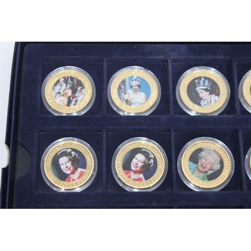 990 - QUANTITY OF CELEBRATING THE QUEENS DIAMOND JUBILEE COINS