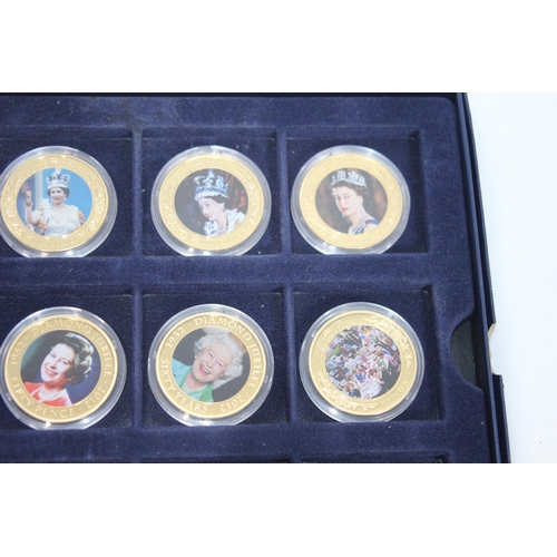 990 - QUANTITY OF CELEBRATING THE QUEENS DIAMOND JUBILEE COINS