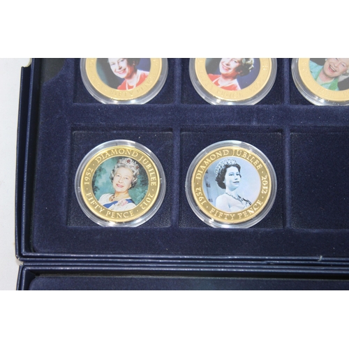 990 - QUANTITY OF CELEBRATING THE QUEENS DIAMOND JUBILEE COINS