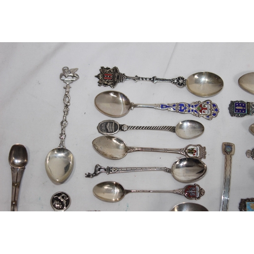 1130 - QUANTITY OF CONTINENTAL 800 SILVER SPOONS - 287G