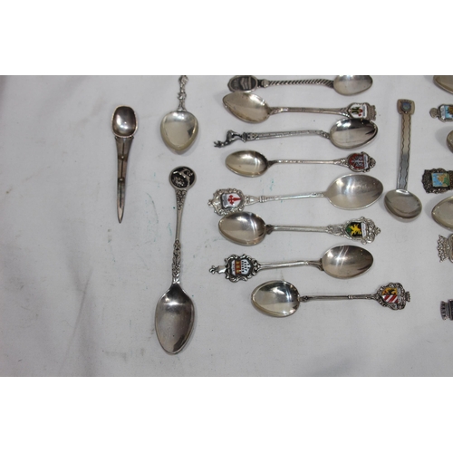 1130 - QUANTITY OF CONTINENTAL 800 SILVER SPOONS - 287G