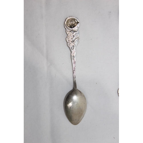 1131 - 6 X ANTIKO 800 SILVER SPOONS - 50.75G