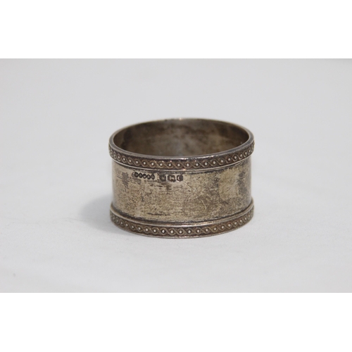 1137 - SILVER NAPKIN RING - SHEFFIELD 1945 - 38G