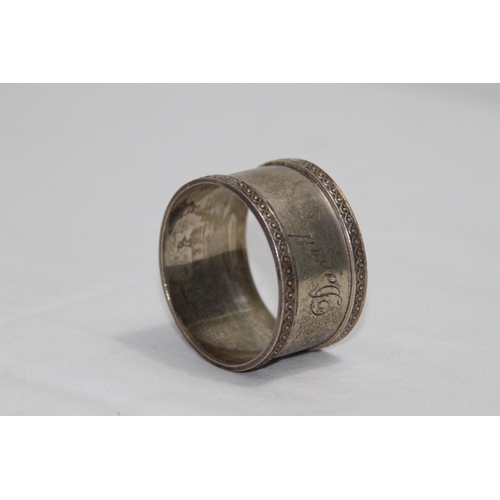 1137 - SILVER NAPKIN RING - SHEFFIELD 1945 - 38G