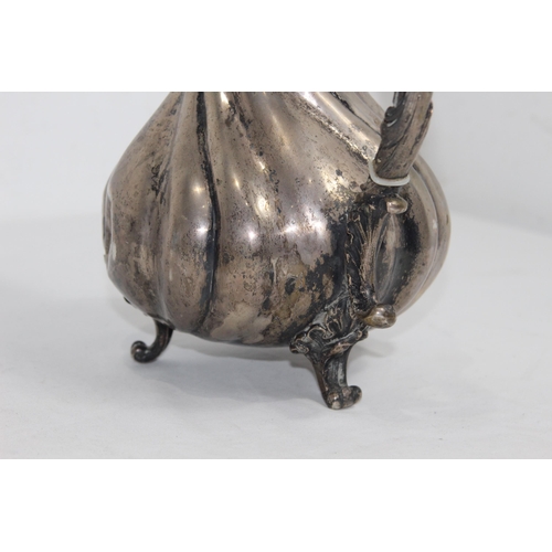 1142 - SILVER COFFEE POT - 800 GRADE - 918G