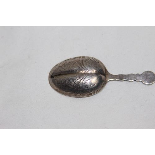 1149 - SILVER ANOINTING SPOON FOR GEORGE V - BIRMINGHAM 1910