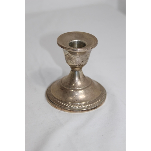 1154 - PAIR OF SCANDINAVIAN 830 SILVER CANDLESTICKS