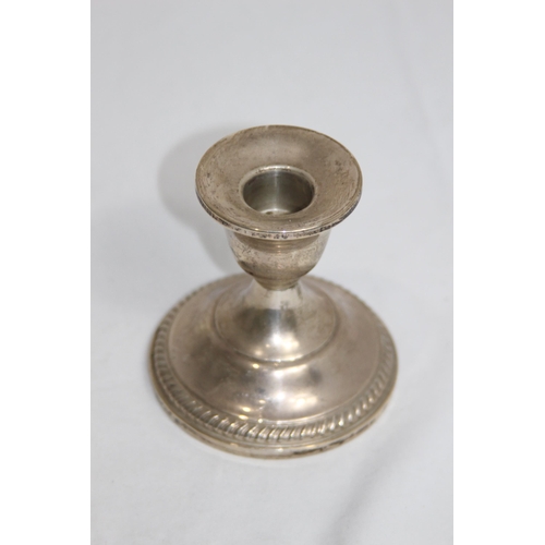 1155 - PAIR OF SCANDINAVIAN 830 SILVER CANDLESTICKS