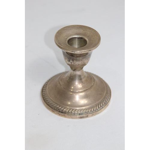 1155 - PAIR OF SCANDINAVIAN 830 SILVER CANDLESTICKS