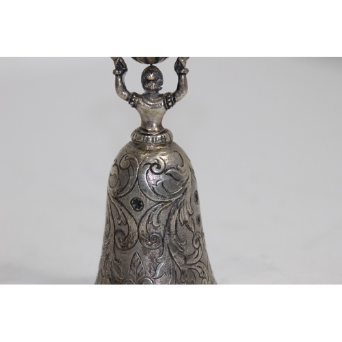 1157 - SILVER AUSTRE HUNGARIAN LADY HOLDING BOWL 70.5G - AUSTRO - HUNGARIAN