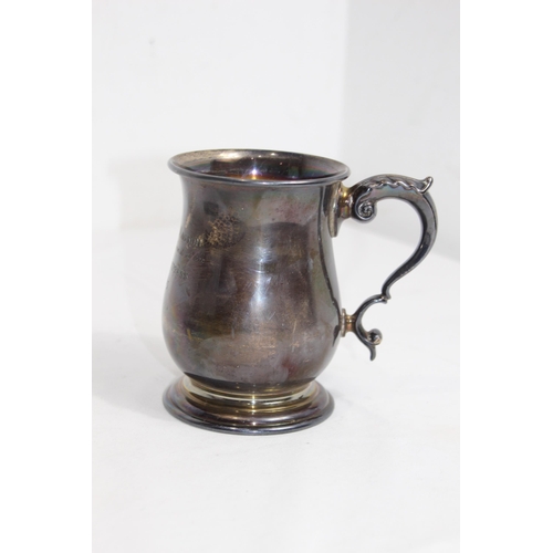 1158 - SILVER TANKARD - 281G - LONDON 1961 - C.J VANDER