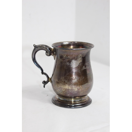 1158 - SILVER TANKARD - 281G - LONDON 1961 - C.J VANDER