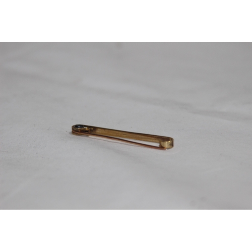 1222 - 9CT GOLD PIN - 1.6G